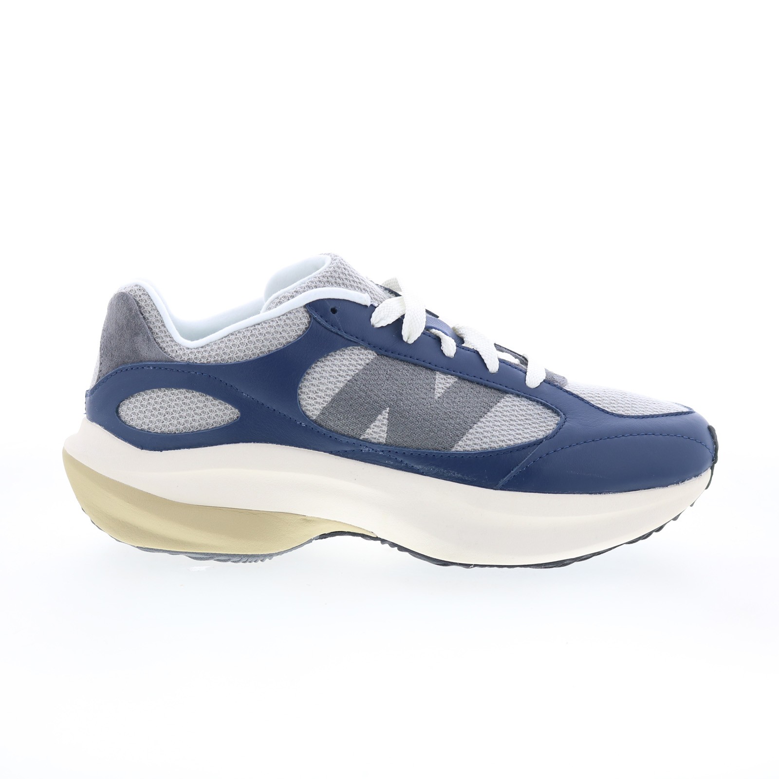 New Balance Warp Runner UWRPDMMB Mens Blue Leather Lifestyle Sneakers Shoes