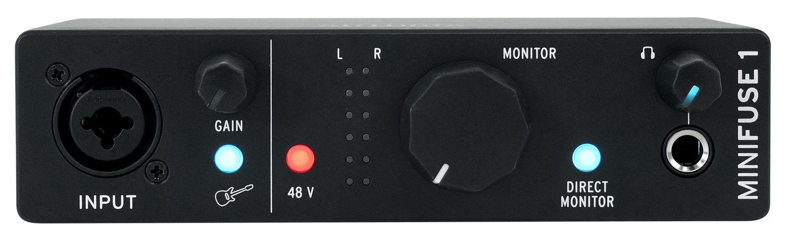 Arturia Minifuse 1 Black Portable Solo Audio USB Recording Interface+Software