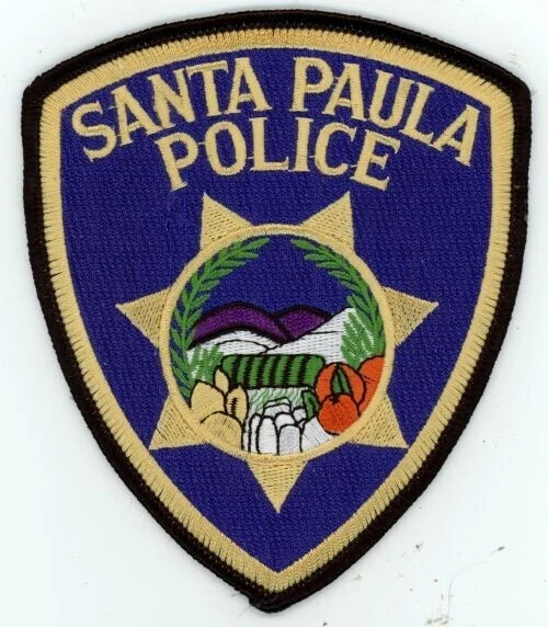 Santa Paula CA Police obsolete patch shipped from Australia