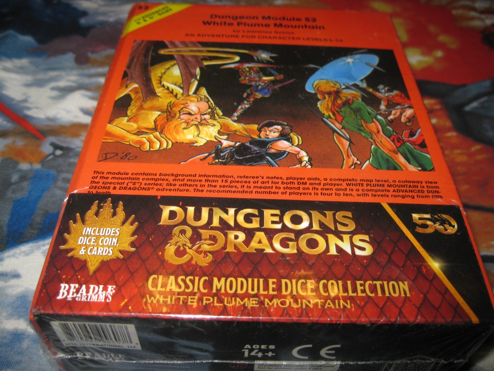 Dungeons & Dragons White Plume Mountain Classic Module Dice Collection Set