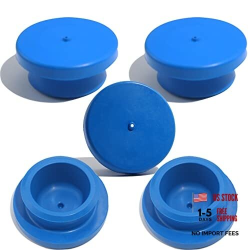 5pcs Hub Seal Cap Rubber Plugs 1 5pcs Hub Cap Rubber Plugs Blue for 359-5990
