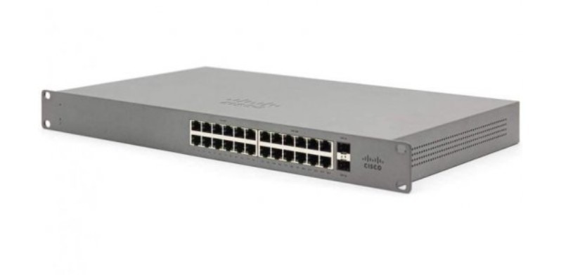 Open Box Cisco Meraki Go GS110-24-HW 24-Port Gigabit Network Switch Non-PoE Clou