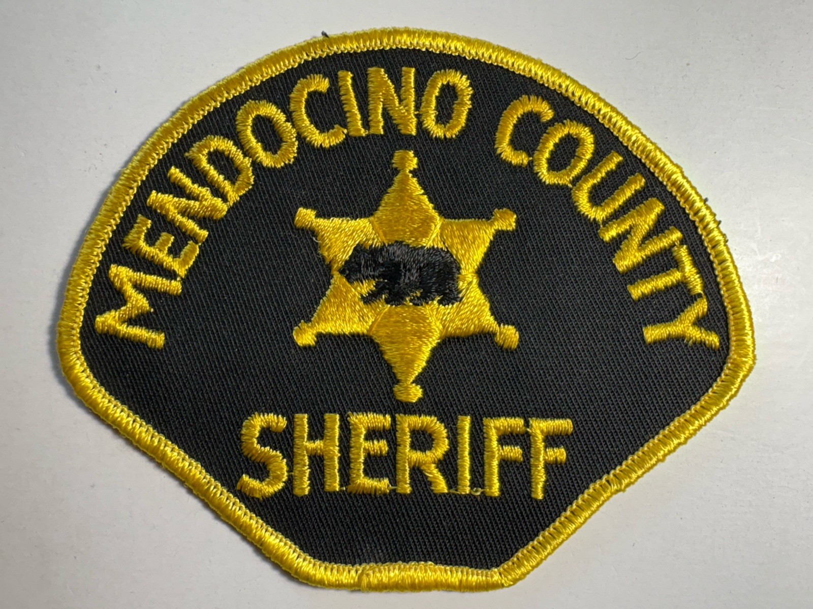 Mendocino County California Sheriff Patch