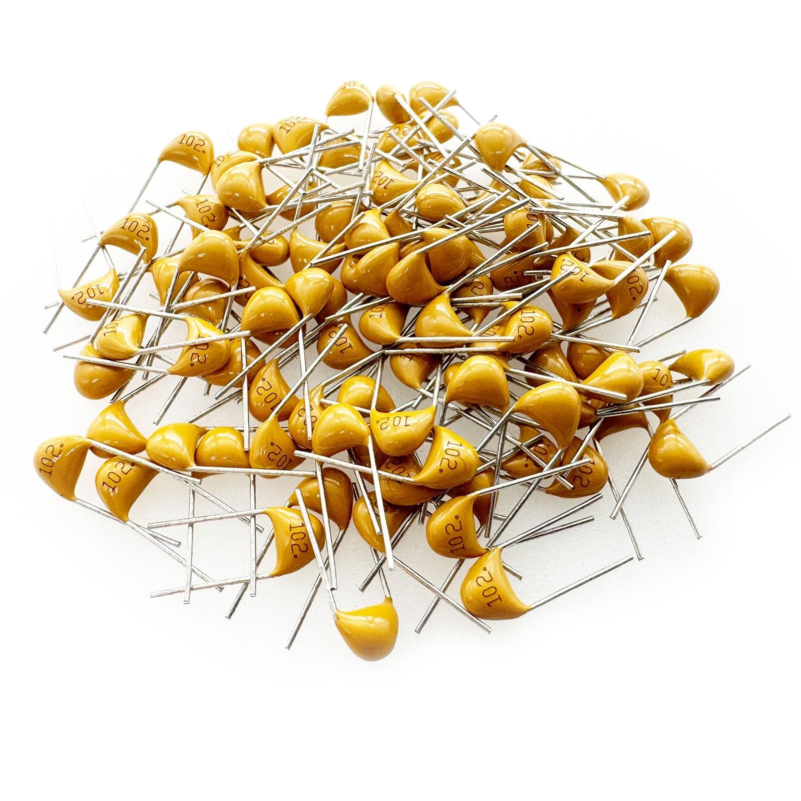 100pcs 1nf 0.001uf 102 Multilayer Monolithic Ceramic Capacitor MLCC