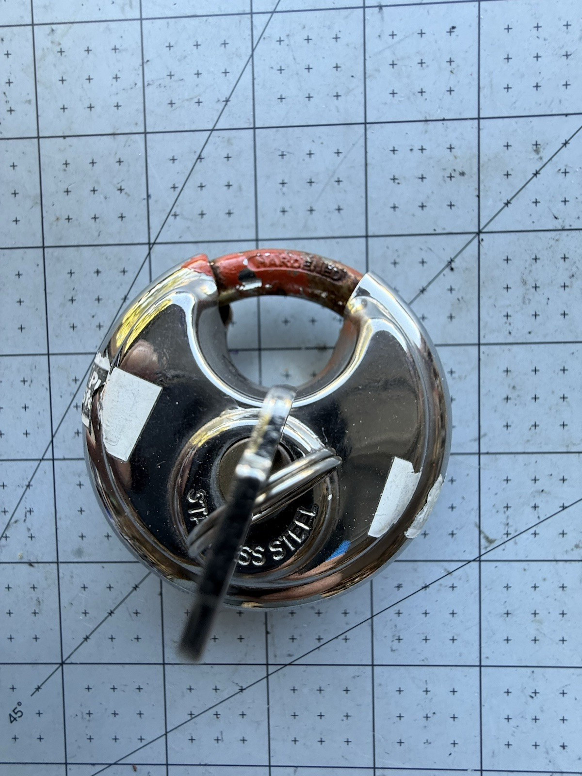 Disc Padlock Pro C509 1000 70mm 2 3/4” With ONE Key