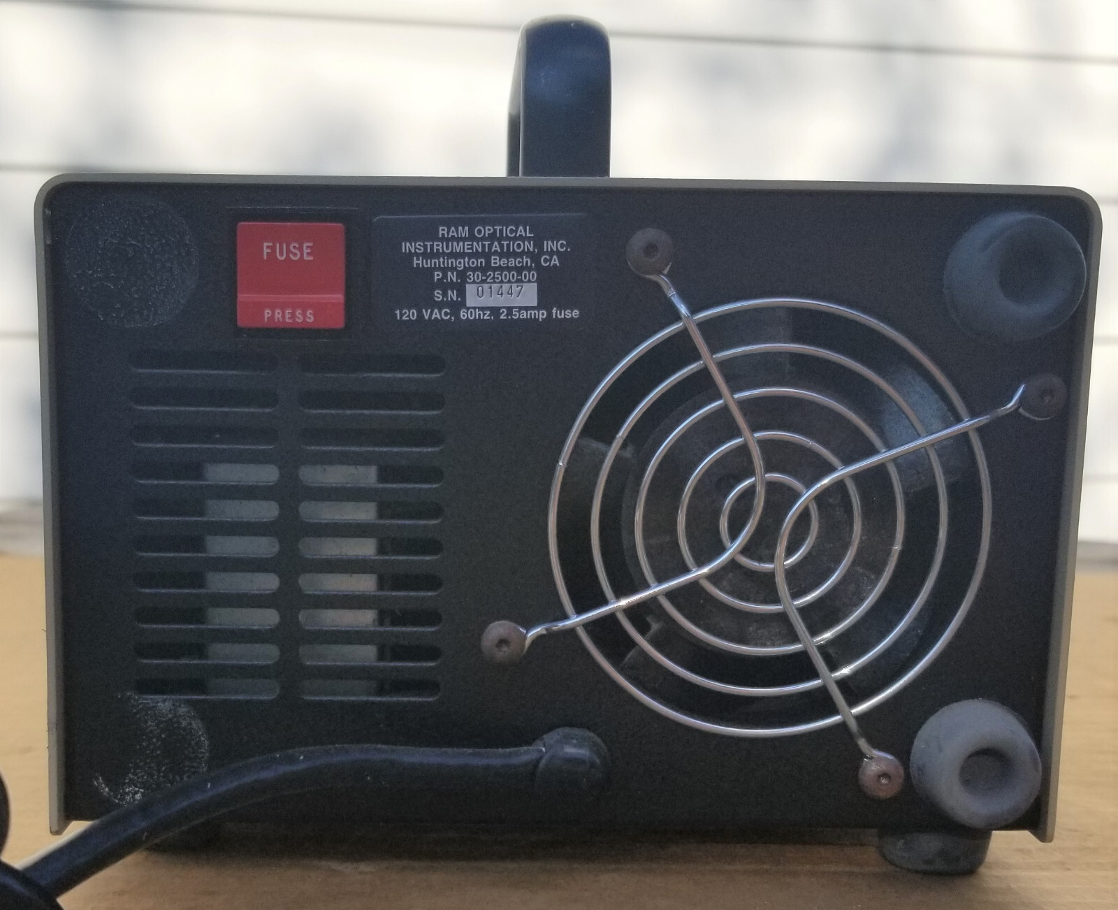Instrumentation 150 Illuminator Roi Ram Optical