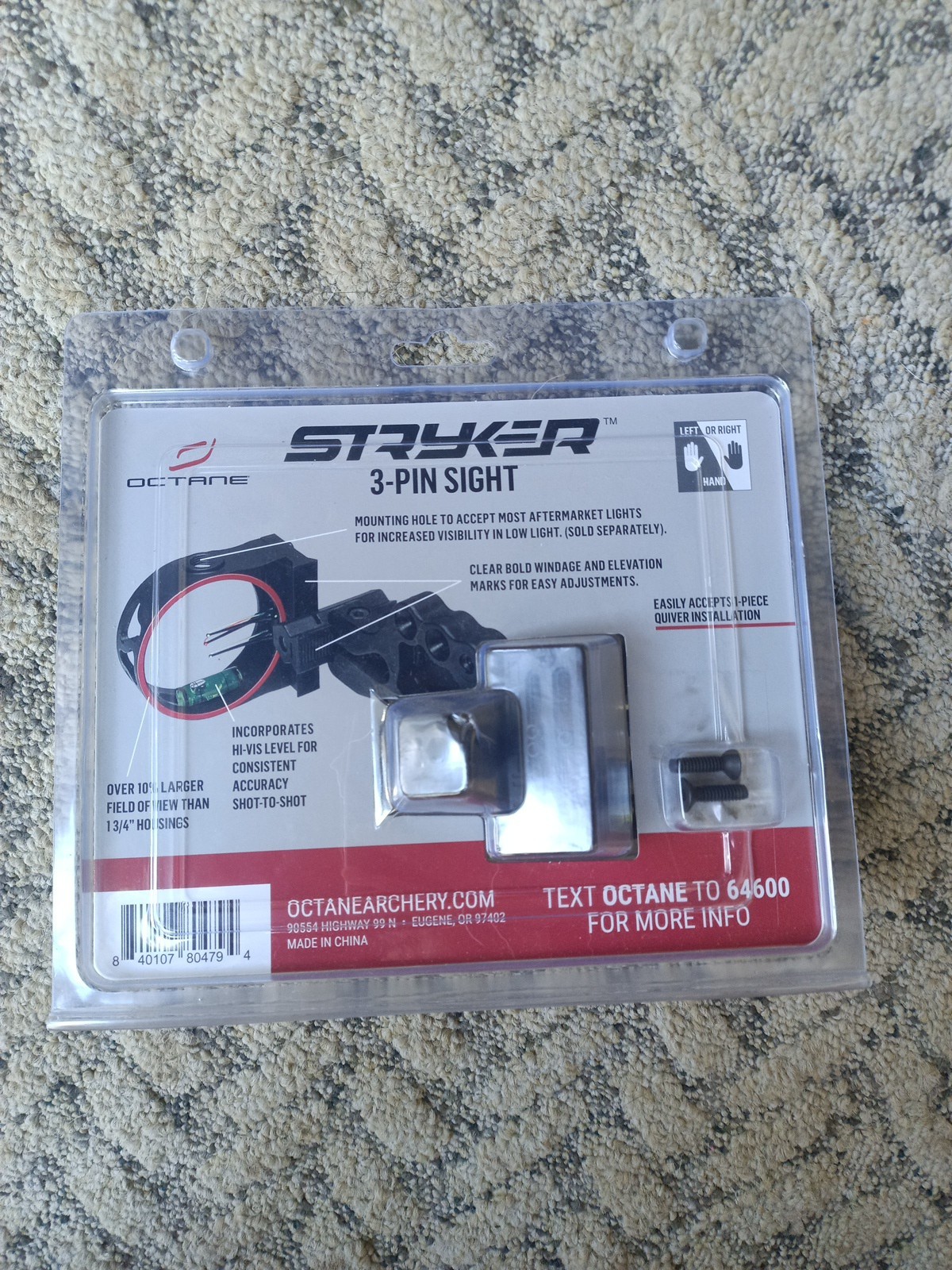 New Octane Stryker 3-Pin Sight Archery