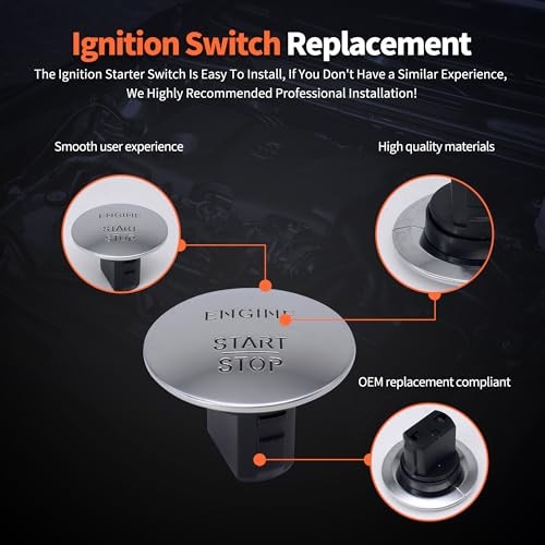 2215450714 Engine Start Stop Button Switch 2215450514 | Compatible with