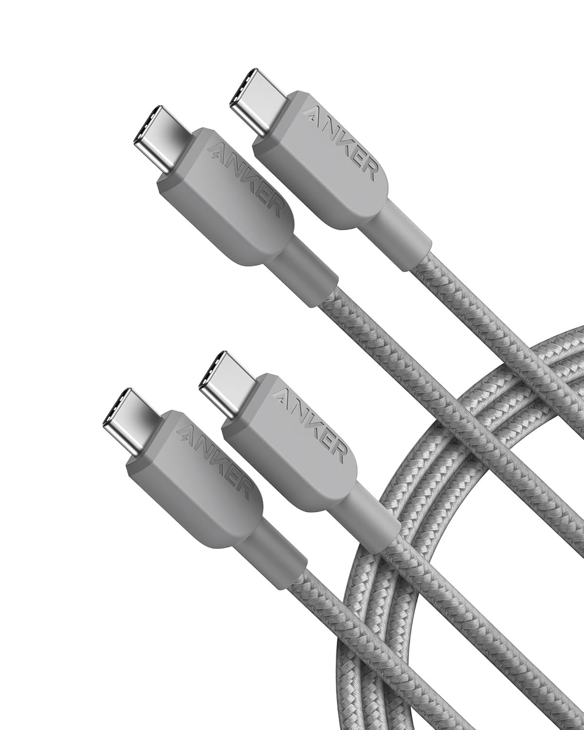 Anker USB C to USB C Cable,Type C Fast Charging Cord (6Ft,2Pack) for Iphone 17/1