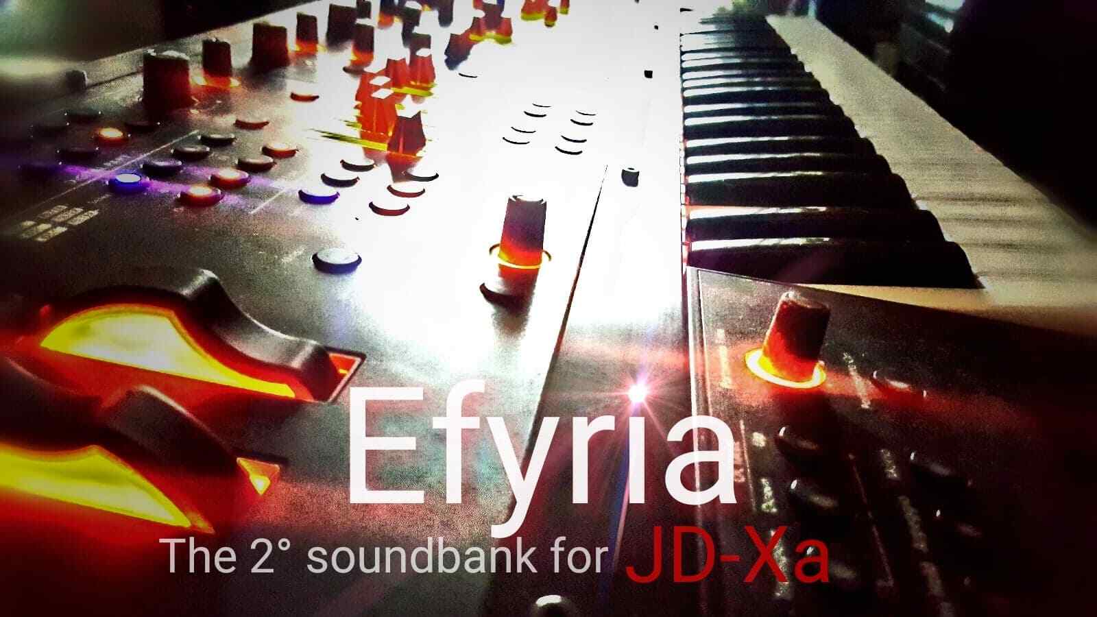 ROLAND JD XA 128 PATCHS new SECOND soundpack EFYRIA SOUNDS COLLECTION