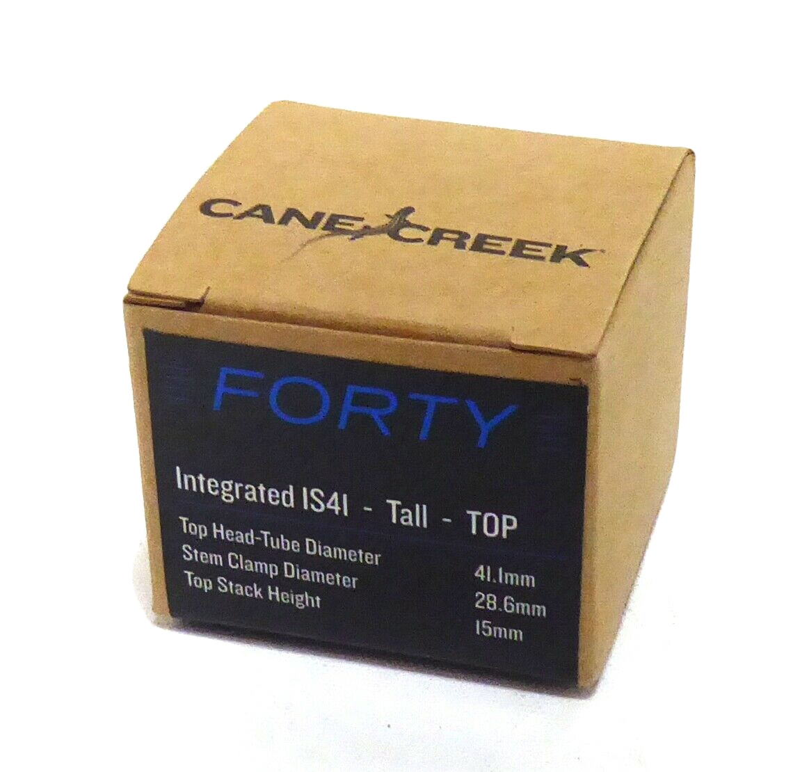 Cane Creek 40 IS41/28.6 Tall Cover Top Headset Black