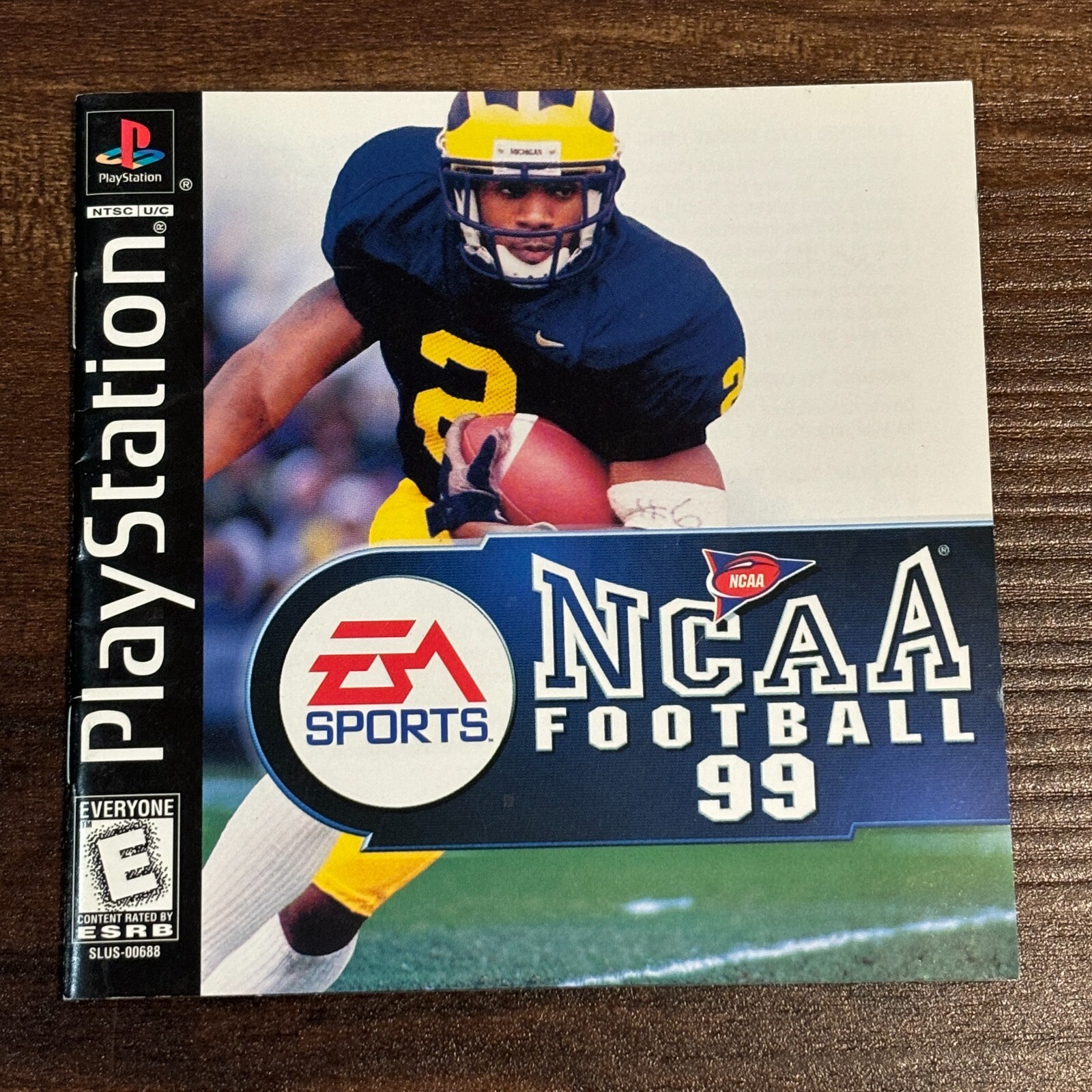 NCAA Football 99 1999 College PS1 Playstation 1 PS One Instruction Manual Only