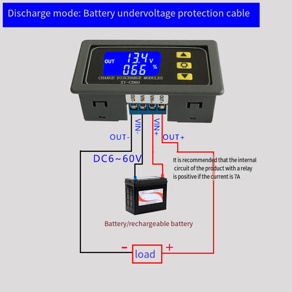 XY CD Battery Charger Declager Controller Module Protection Dual Mode Work
