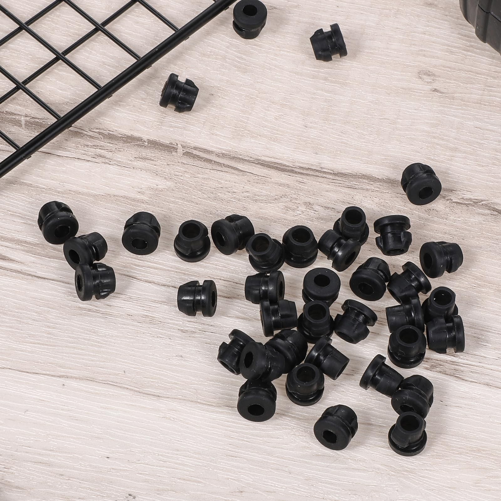 Pegboard Hook Locks, 120PCS Black Pegboard Locks for Stopping Hooks PegHook S...