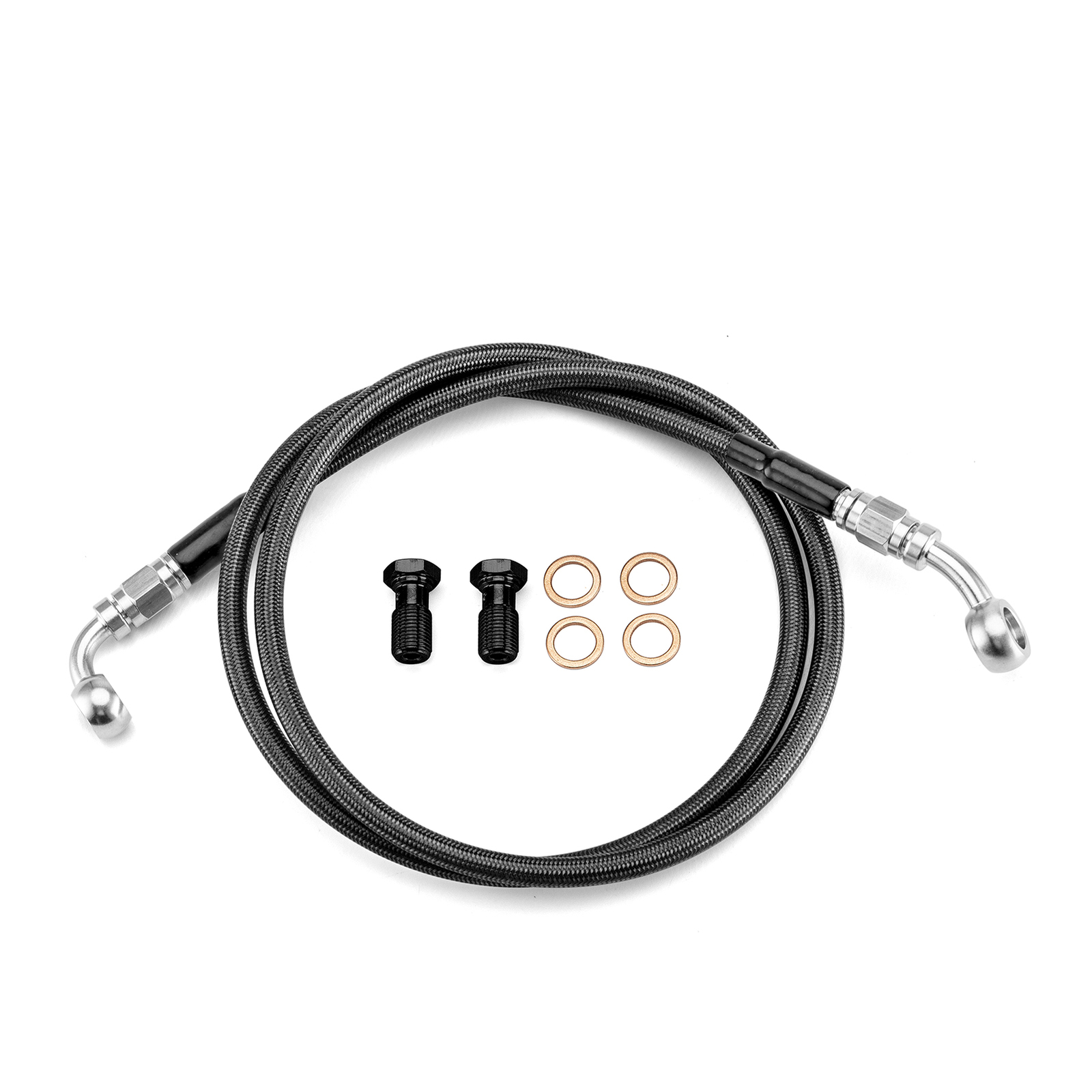 MOFUN 48" Non-ABS Hydraulic Brake Line Kit Fit For Harley Sportster XL883L XL883