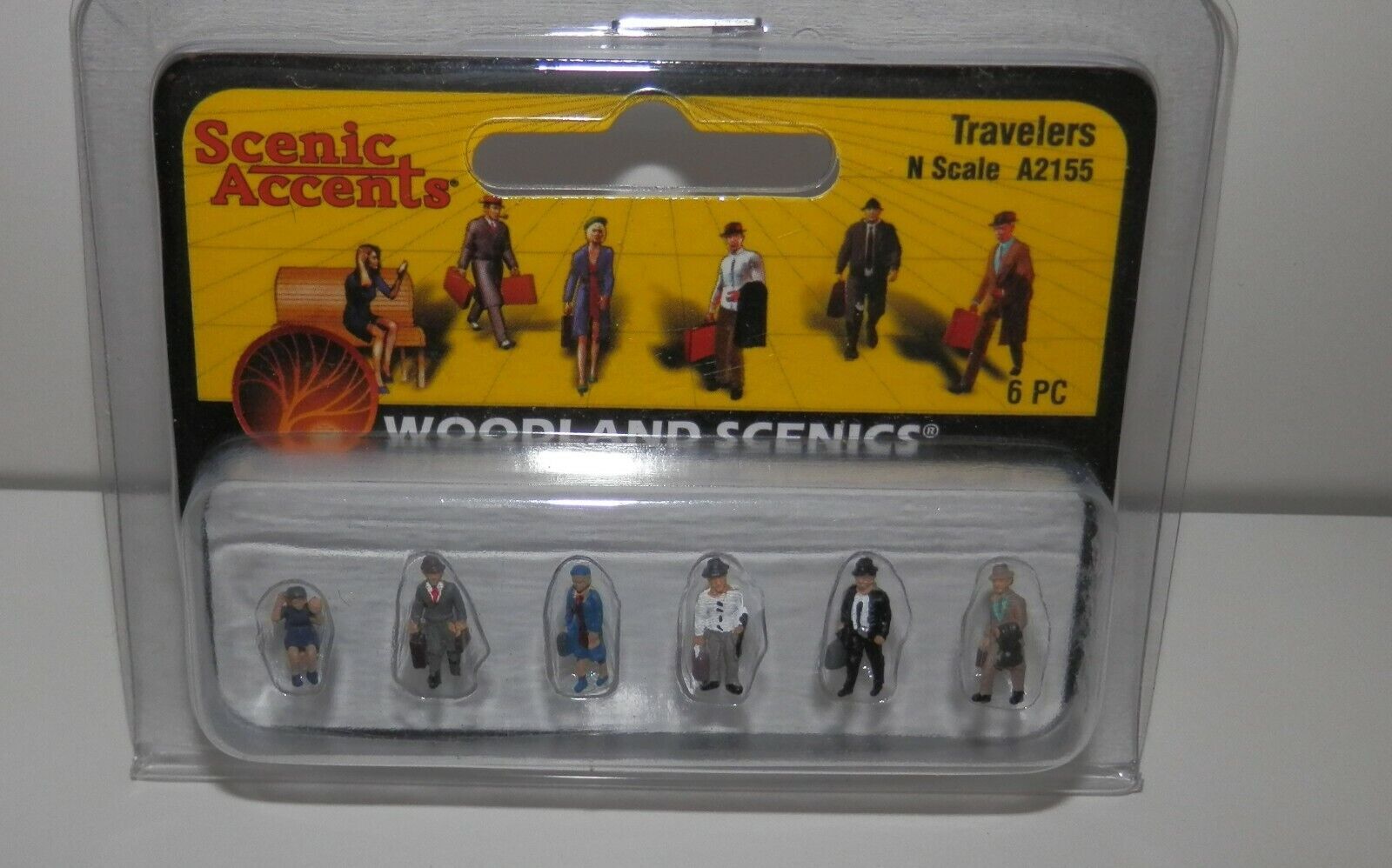 Woodland Scenics N Scale Travelers #A2155 NIP