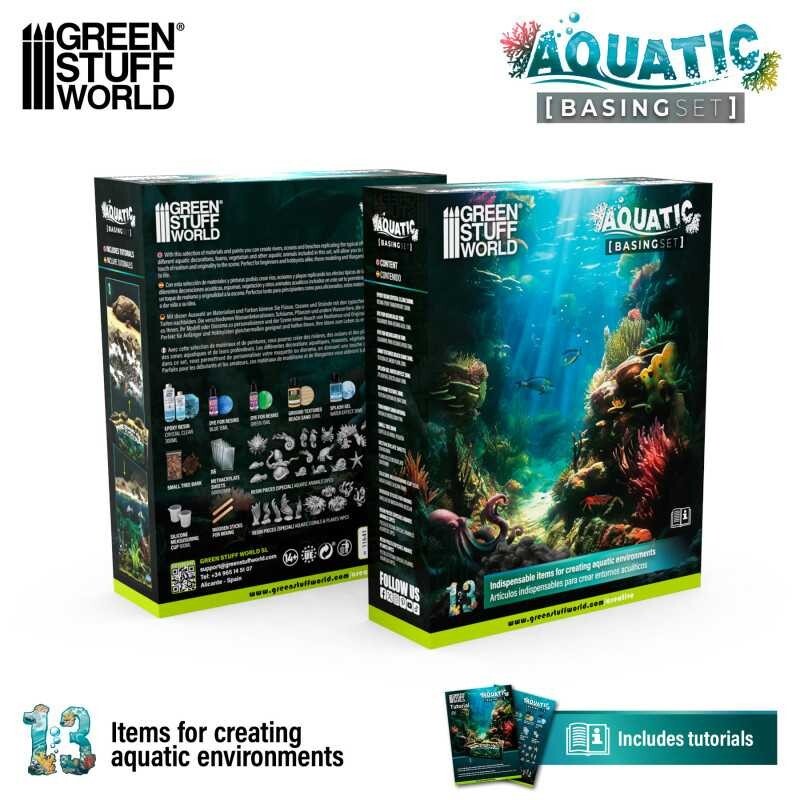 Basing Sets Aquatic - Wargames Ocean Deep Sea Miniature Diorama Water AOS TOW