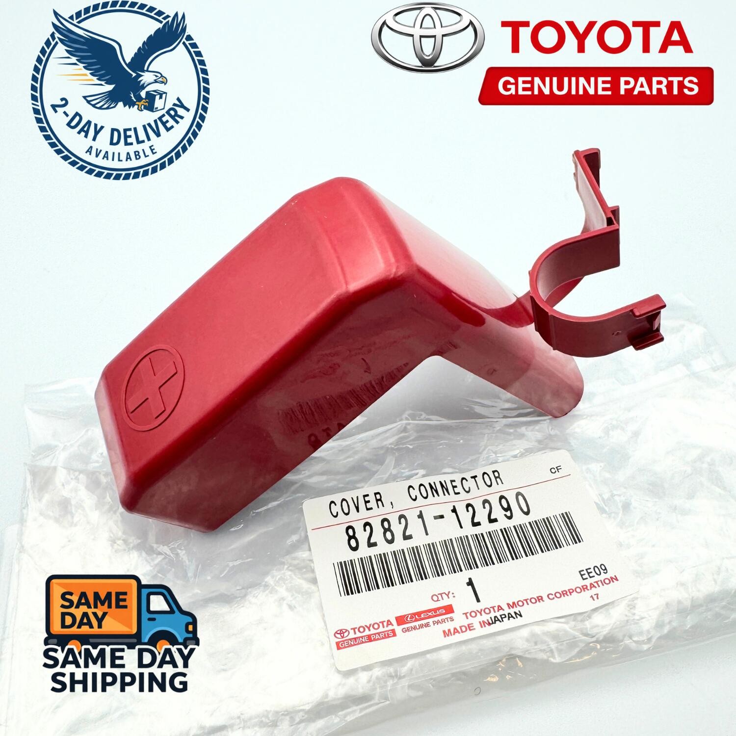 Genuine Toyota 1992-2005 Positive Battery Terminal Cover 82821-12290 OEM