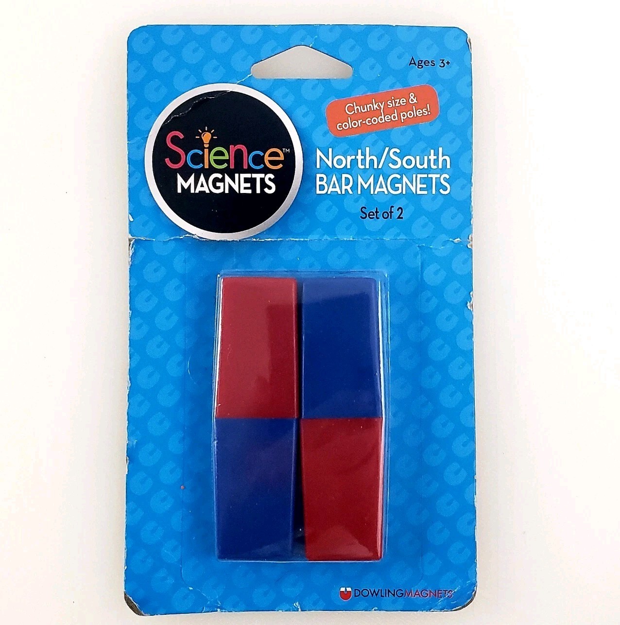 Dowling North South Bar Magnets Science Teaching Aid NEW Sealed
