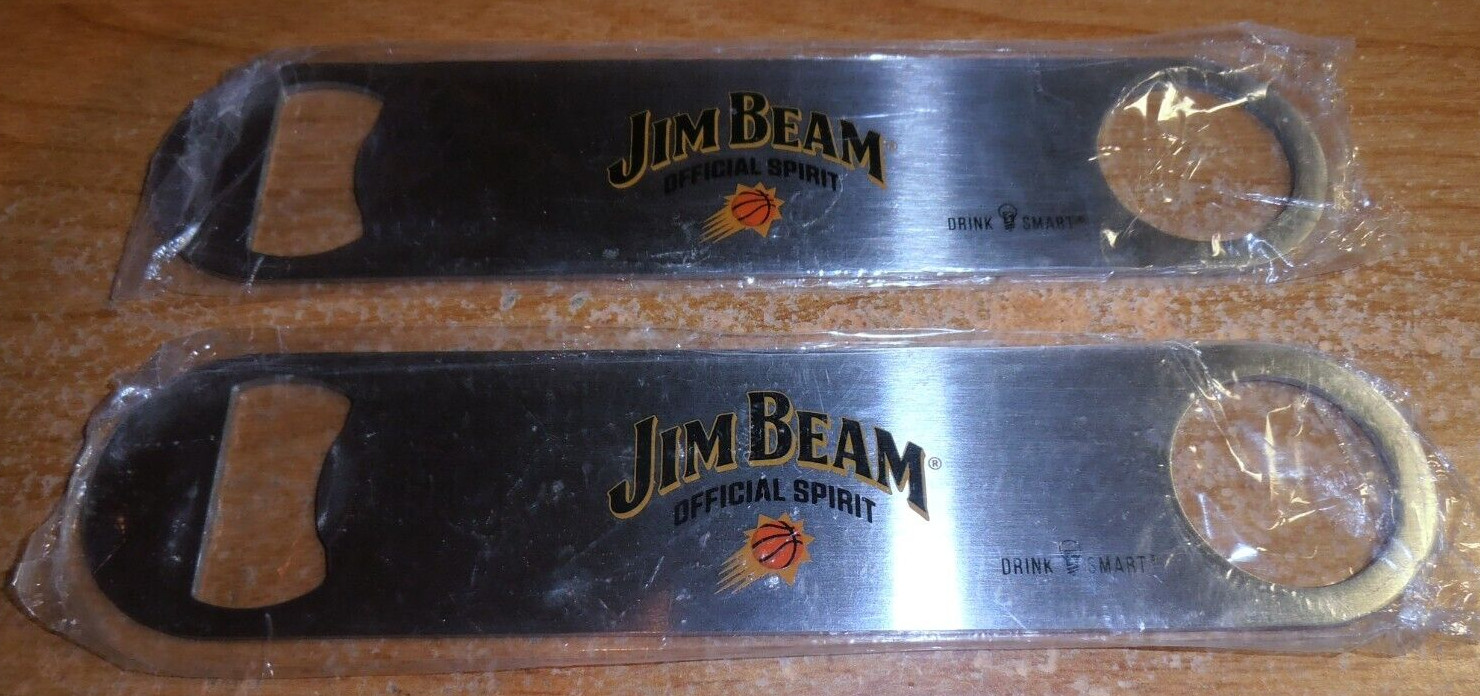 One New pack Jim Beam Official Spirit Church Key Metal Bottle opener basketball