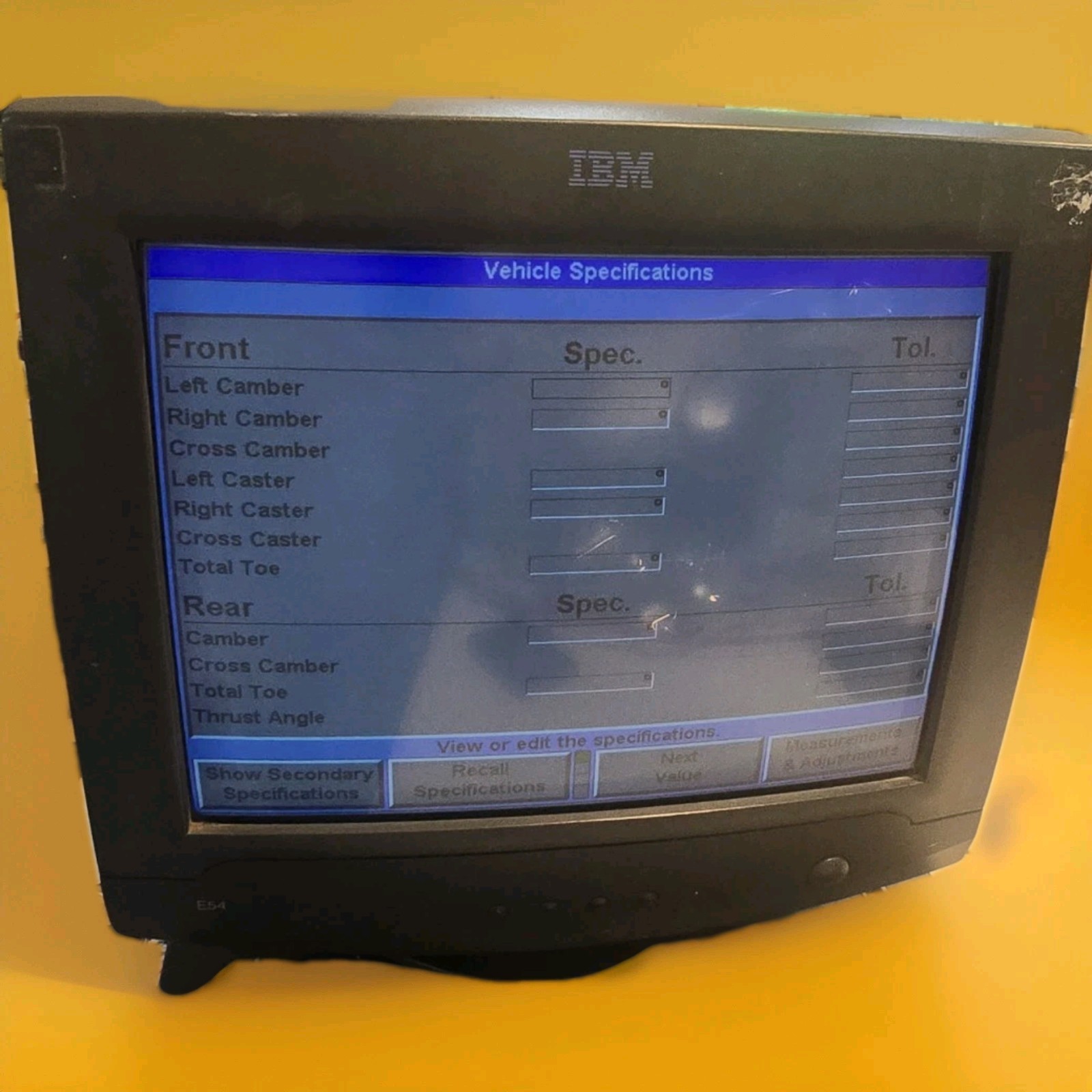 Hunter 311 Wheel Aligner Console IBM CRT Remote 2016 Software Tested Rare Legacy