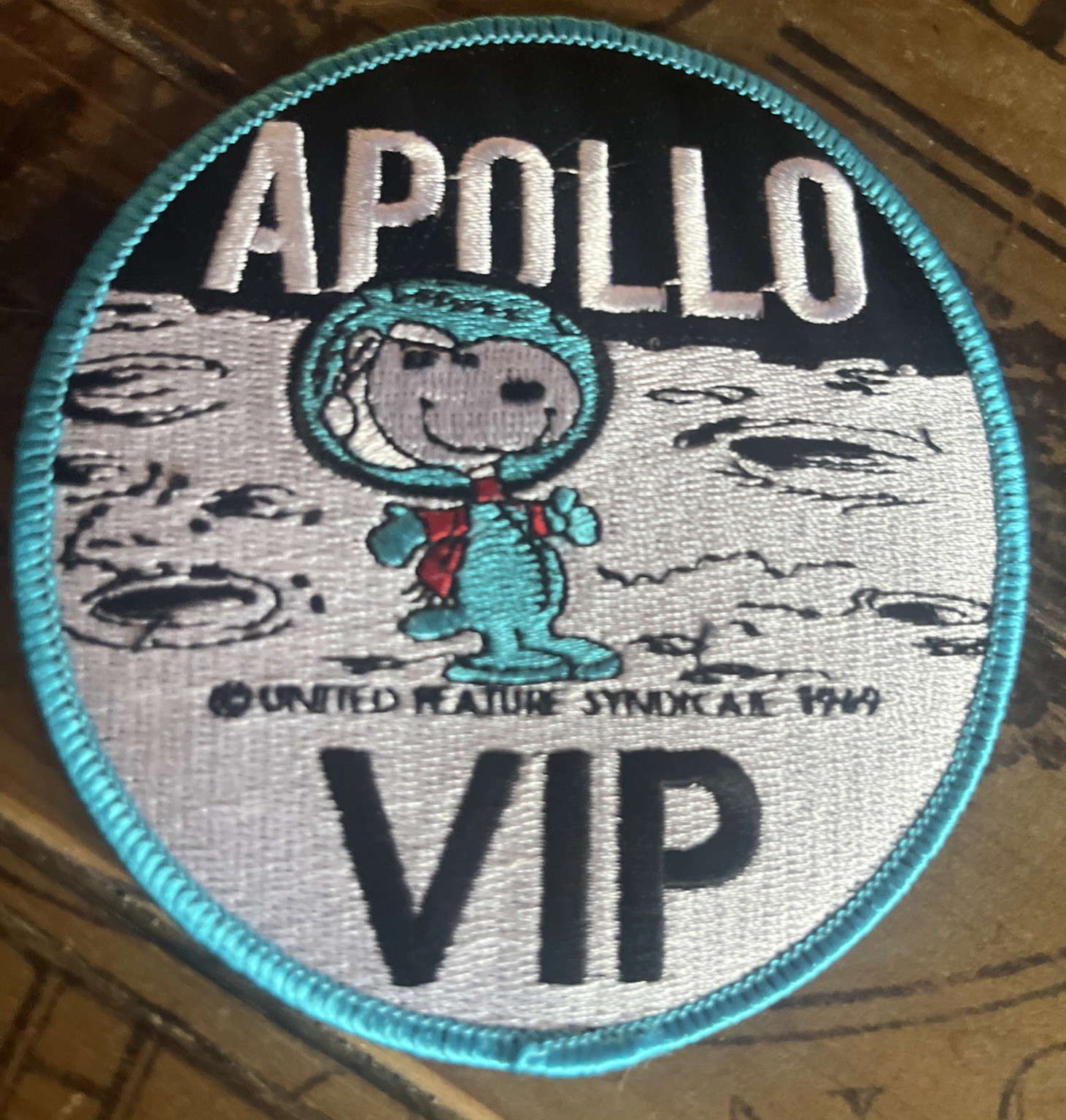 SNOOPY APOLLO VIP ORIGINAL NASA PATCH 4"