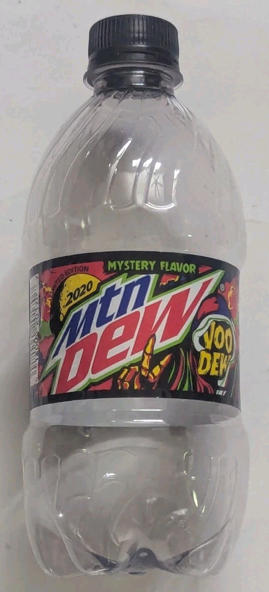 Empty Mountain Dew Voo Dew 2020 16oz Bottle, Limited Edition Collectible