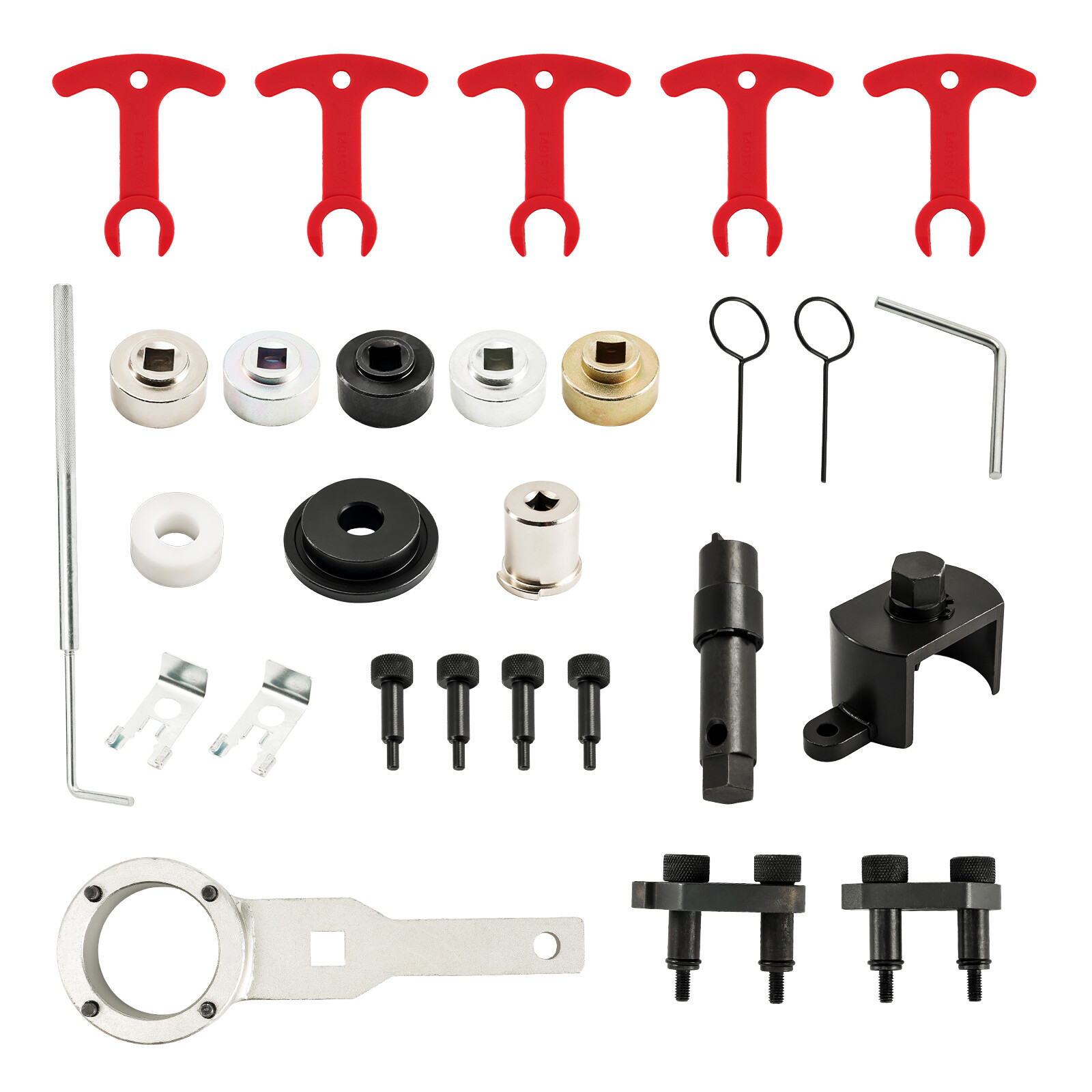 23pcs Engine Timing Tool Kit Camshaft Locking Tool XC4111C for Audi VW Blue Box