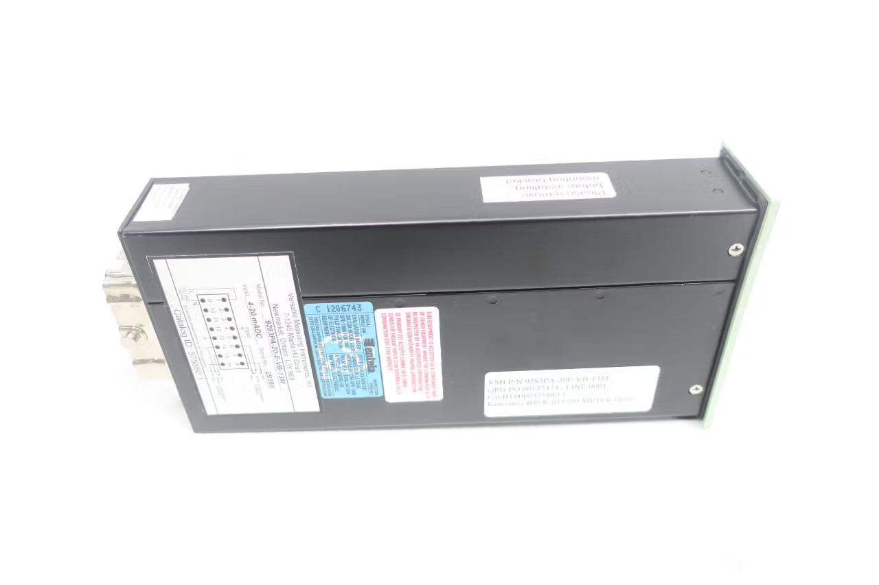 Versatile Measuring Instruments 9283PA-20-E-VB-13M Panel Meter 4-20ma 0-2.5