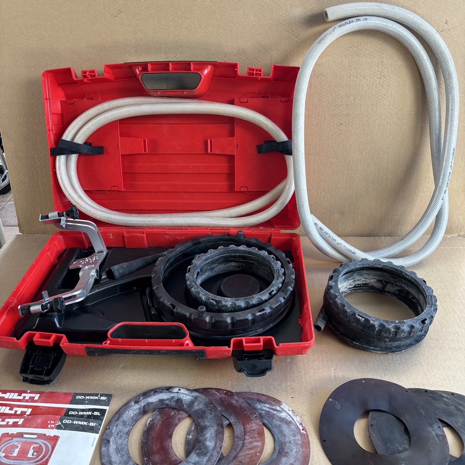 Hilti DD-WMK-BL Core Drill Slurry Water Recovery System Attachment With Extra