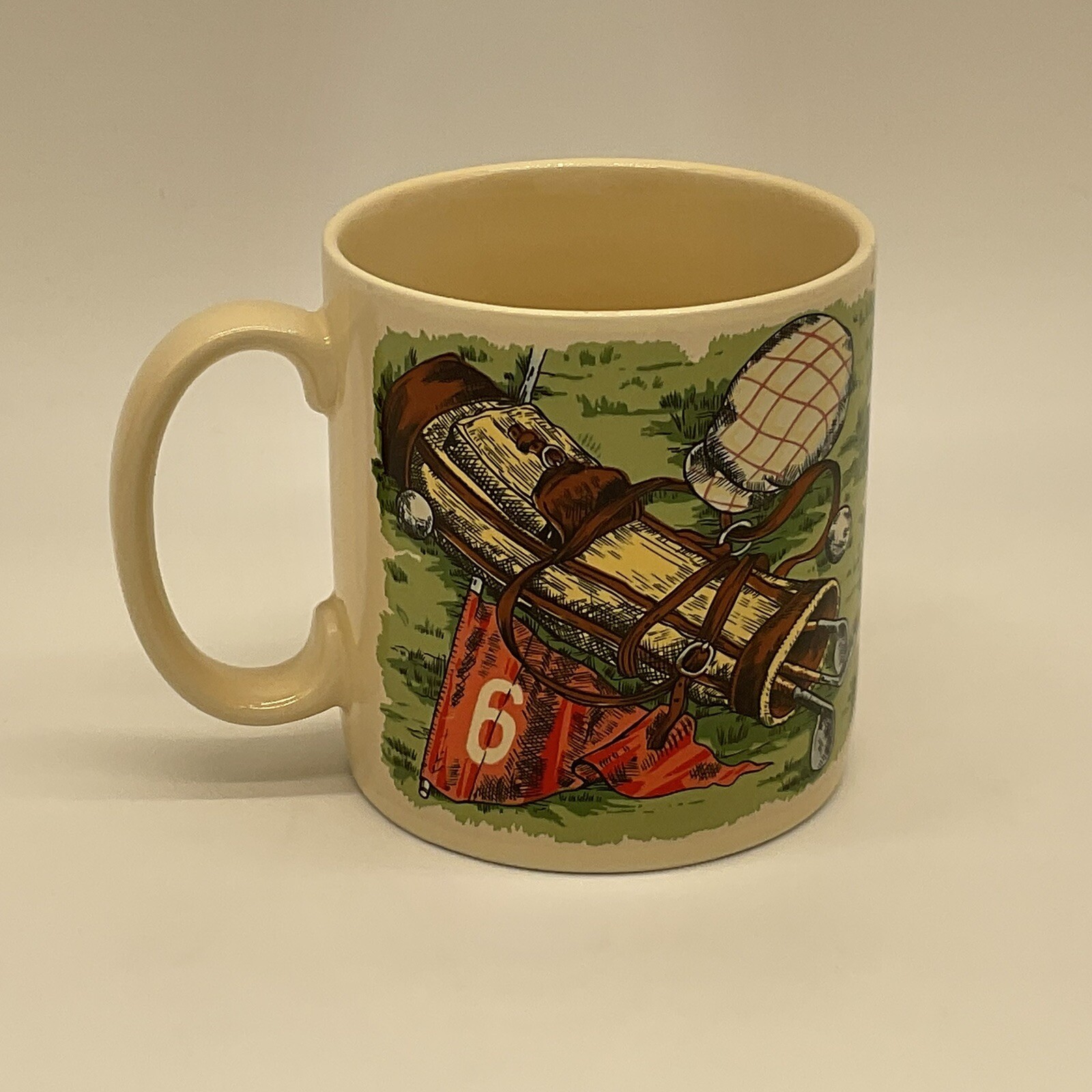 Russ  Berrie 6th hole golf coffee mug