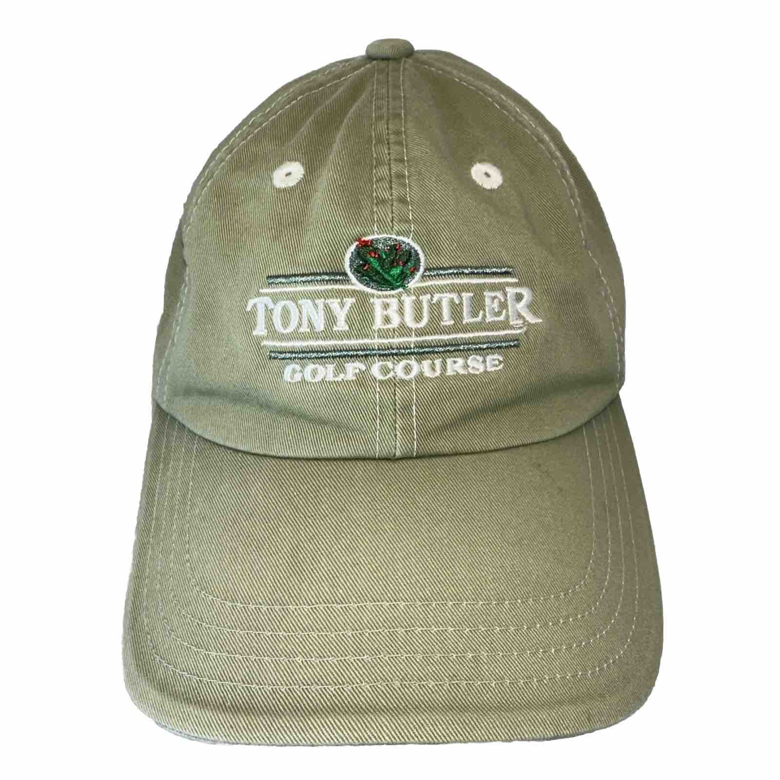 Tony Butler Golf Course Green with White Hat Cap Hook Loop Cotton Imperial