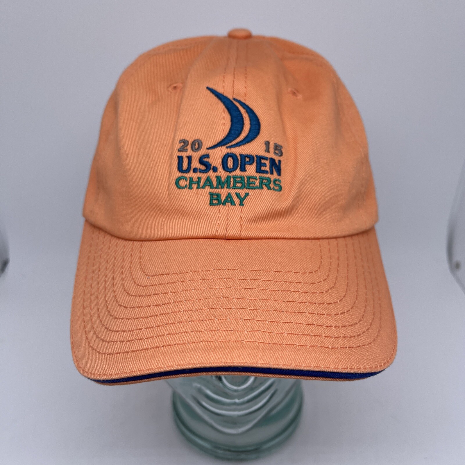USGA Member 2015 Golf US Open Chambers Bay Orange Adjustable Cap Hat