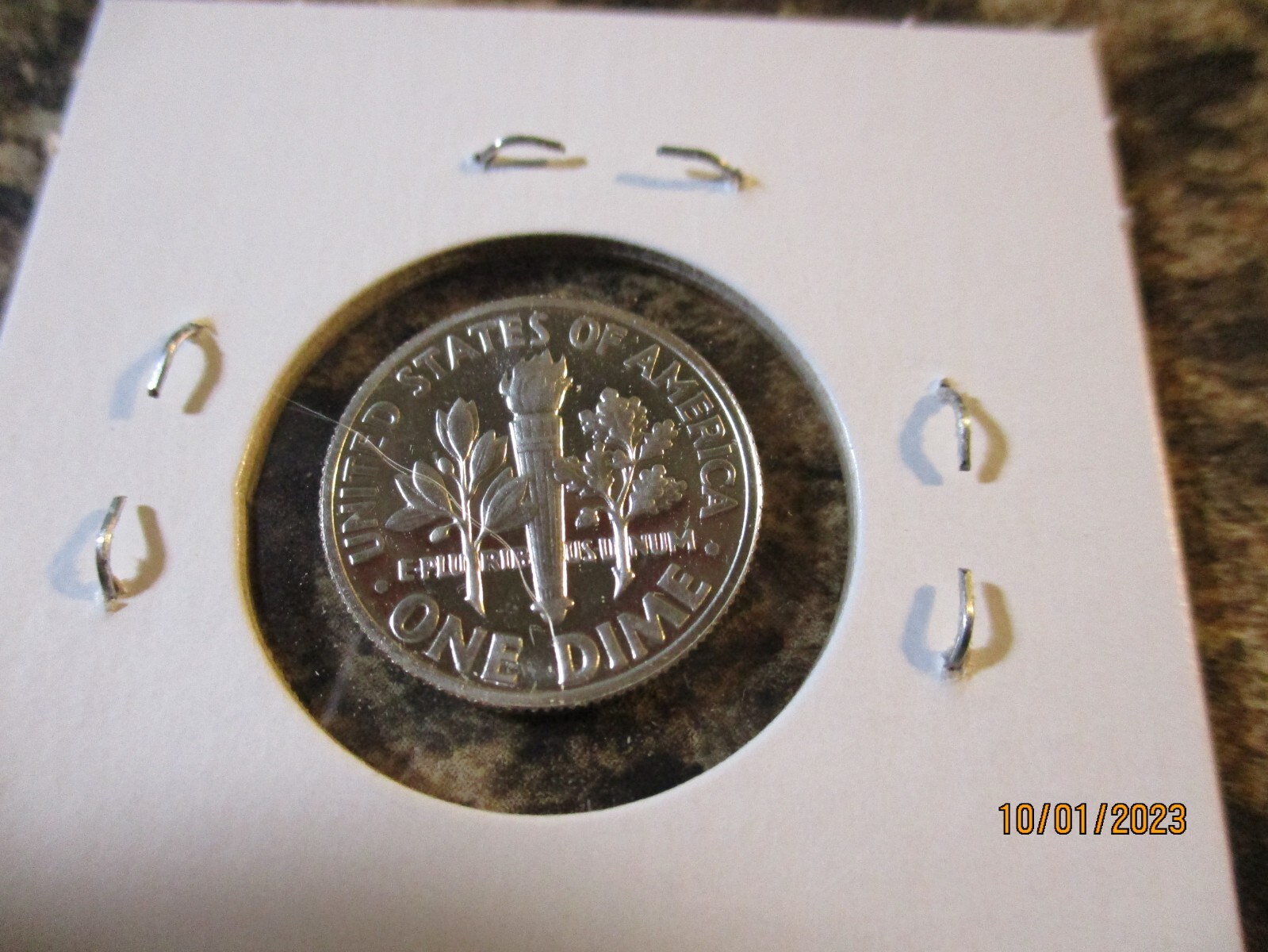 1963 PROOF ROOSEVELT DIME DOUBLE DESIGNERS INITALS GEM AP4