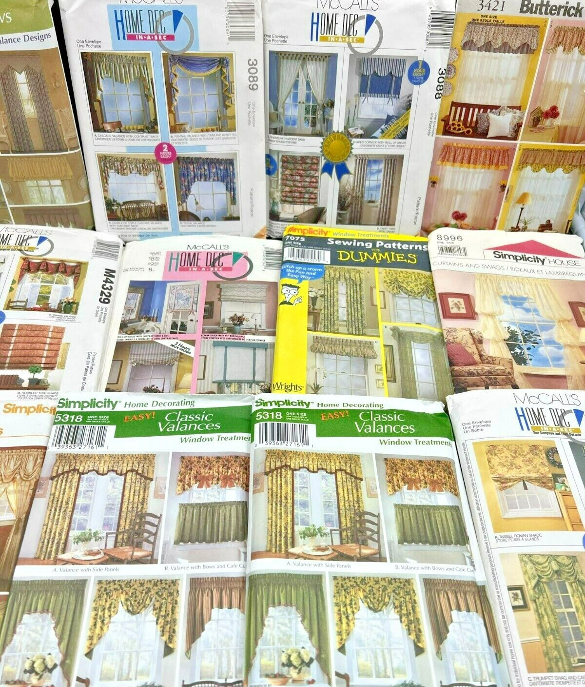 Buyers Choice of Sewing Patterns: Curtains Drapes Slipcovers & Home Decor