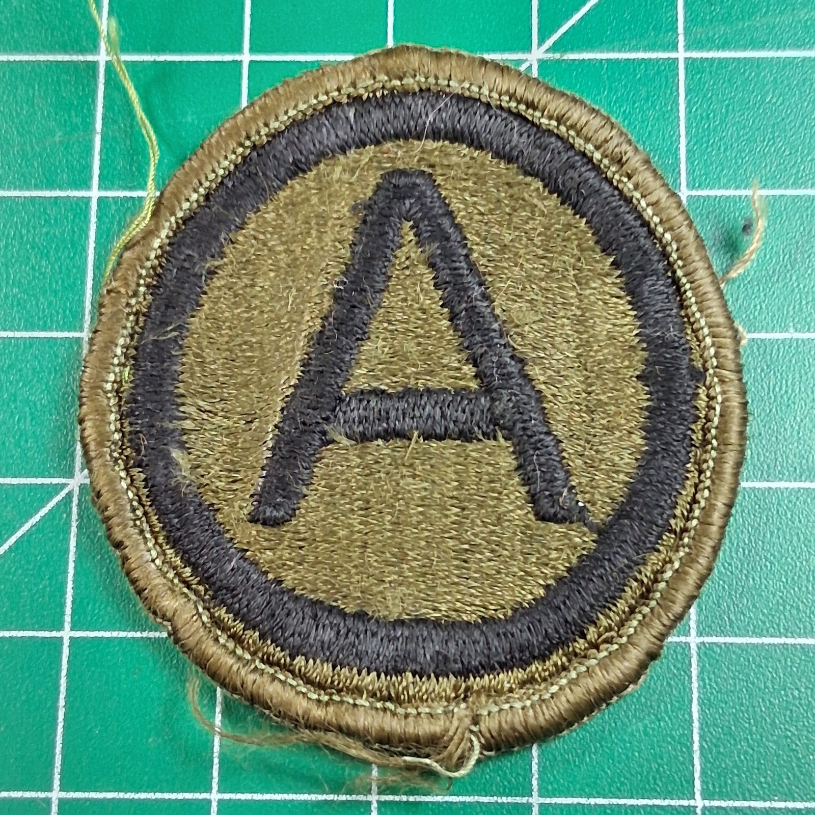 US Army 3rd Army Central ARCENT “A” Embroidered Subdued Military Patch