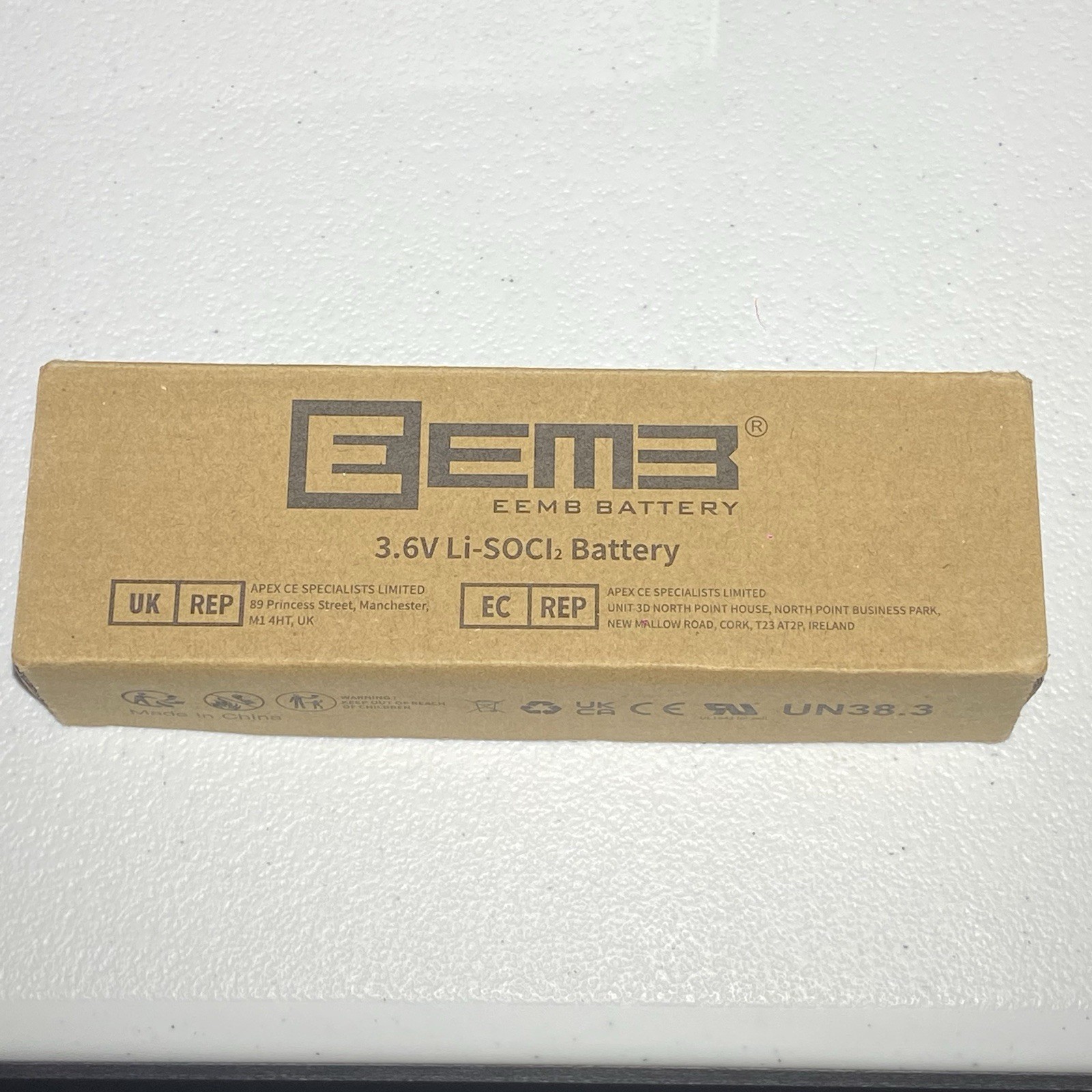 EEMB 20 Pack ER14505 Nonrechargeable 3.6V Lithium Battery Li-Socl₂ AA Size