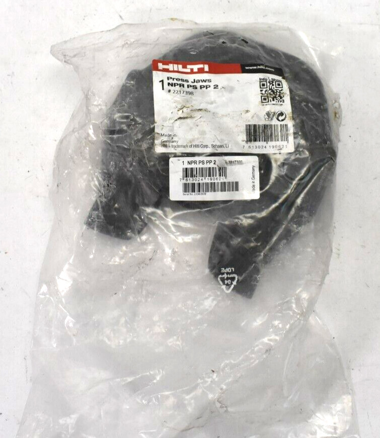 Hilti Press Jaw NPR PS PP 2" 2217398 Genuine OEM Replacement Tool Unit