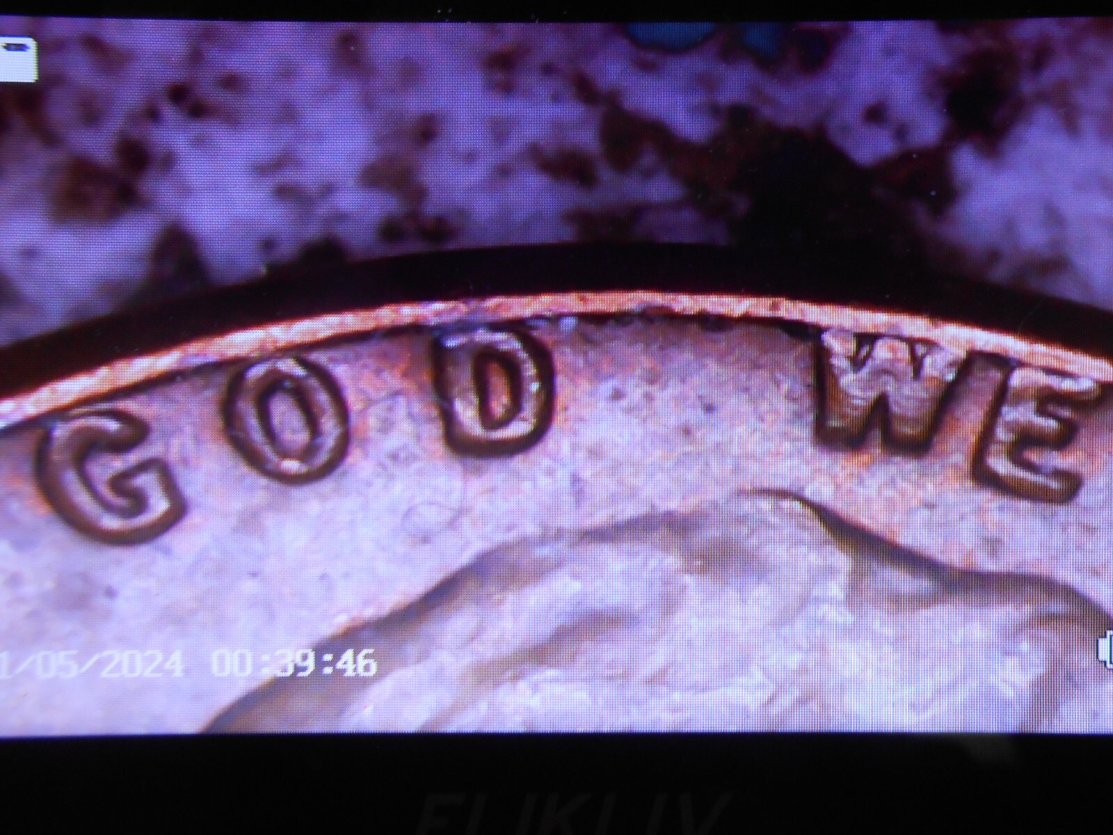 1968 d Lincoln cent with multiple errors