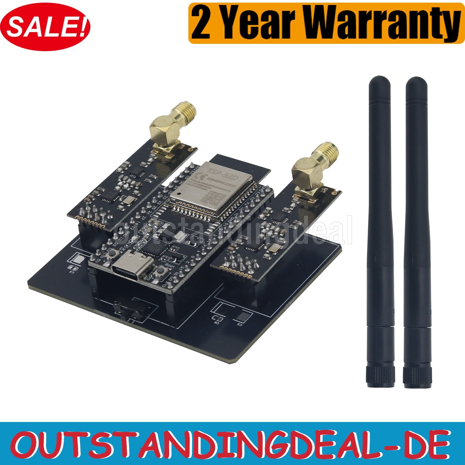 ESP32 DevKitC NRF24L01 PA LNA 2.4GHz Wireless Bluetooth Development Board ot34