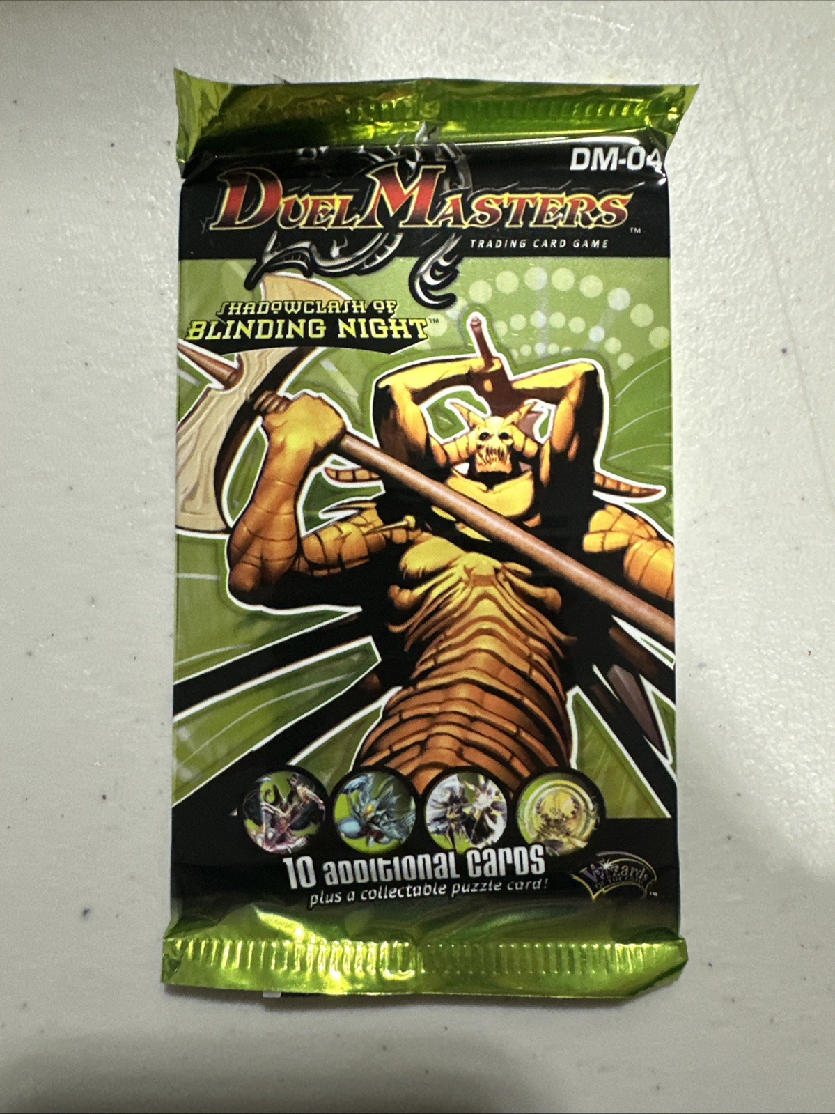 Duel Masters DM-04 Shadowclash Of Blinding Light - Sealed Booster Pack! ART 3