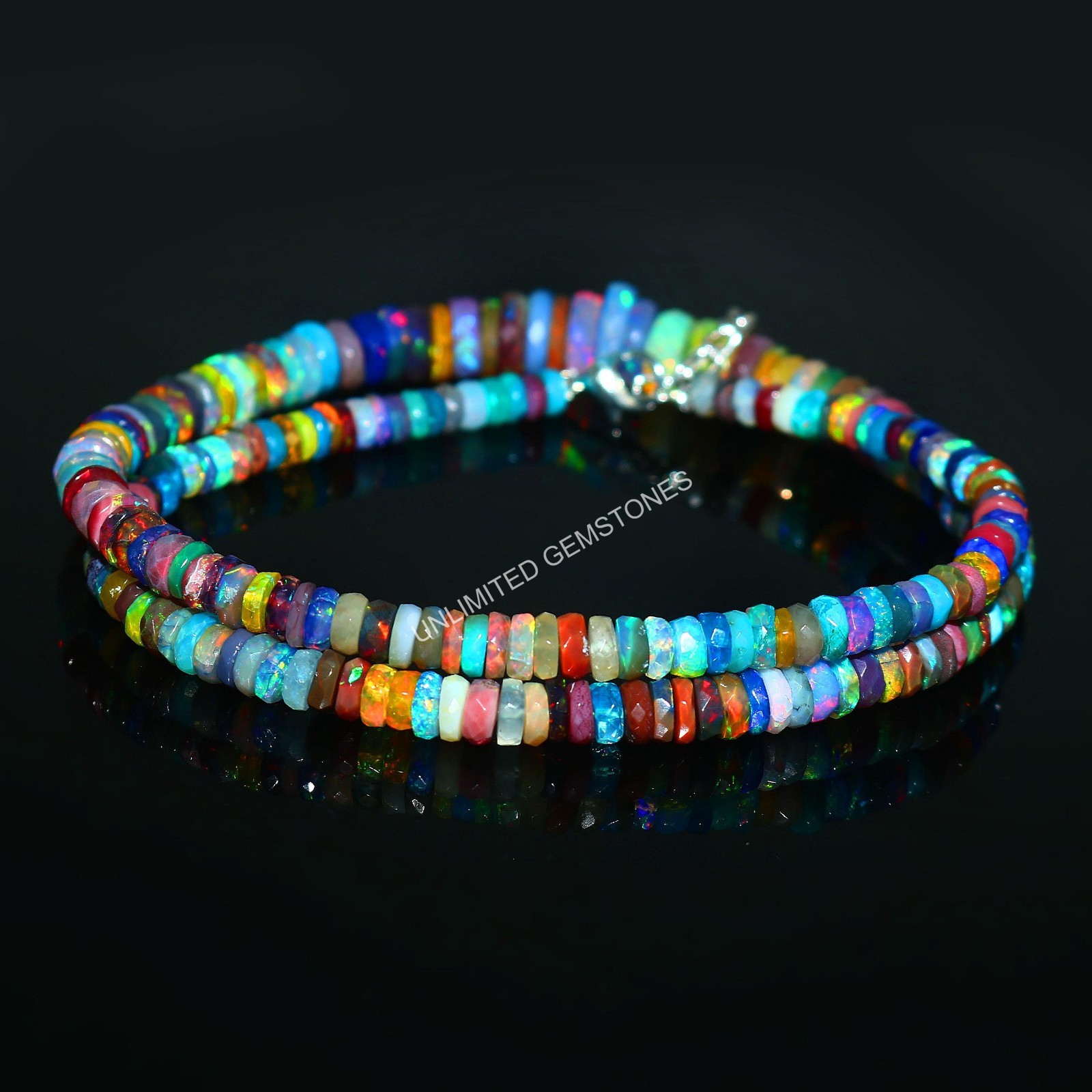 Tyre Opal Beads  Real Opal Beads Blue Opal Beads Gift For men 7025