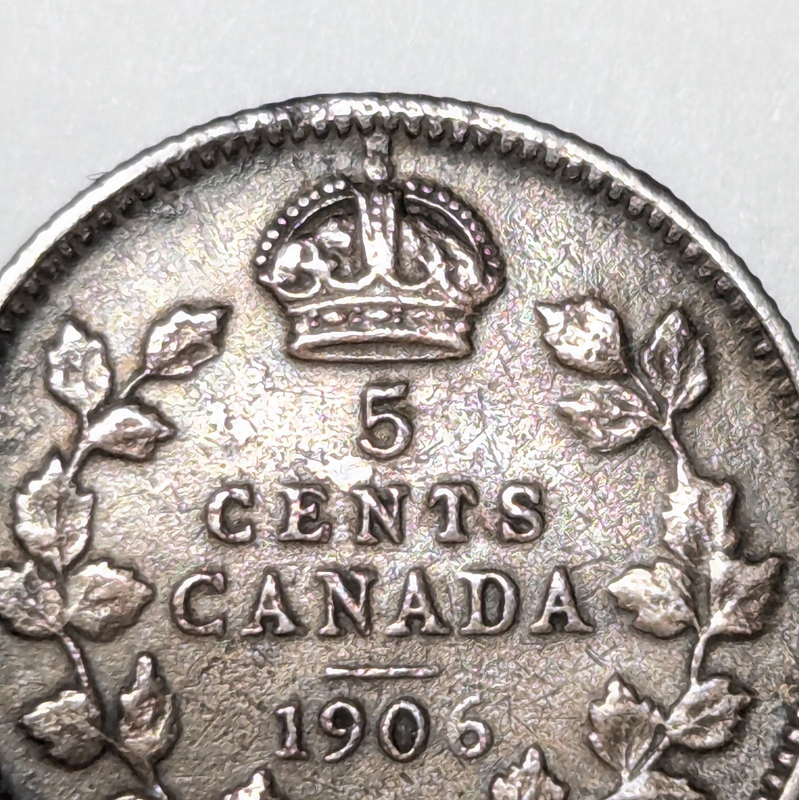 1906 Canada 5 Cent Coin Canadian