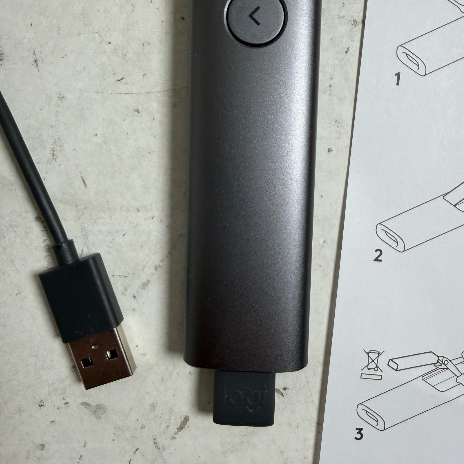 Logitech Spotlight Slate Advanced Wireless Bluetooth Presentation Remote Control
