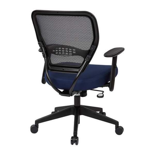 Office Star 55-7N17-225 Desk Chair Desk Chair, Adjustable Arms, 19" To 23"
