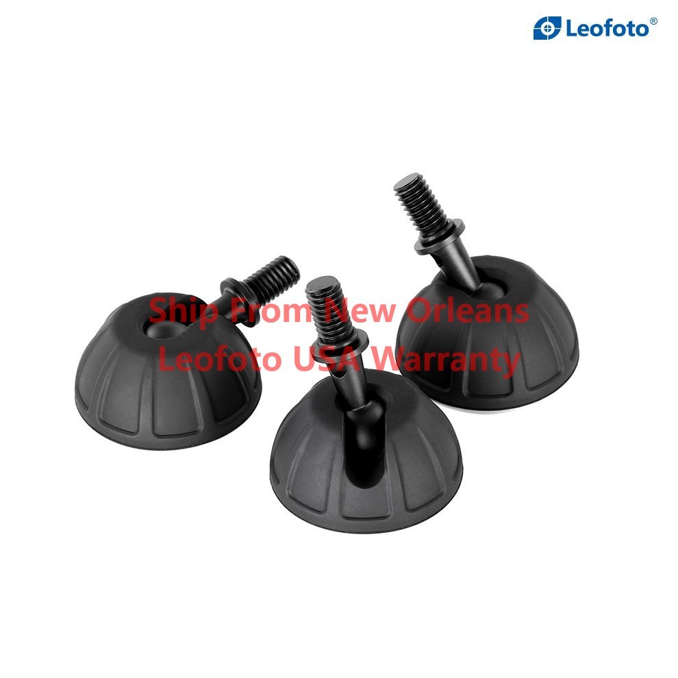 Leofoto SC-50 Set of 3 Universal Rubber Tripod Feet 3/8" Grippy