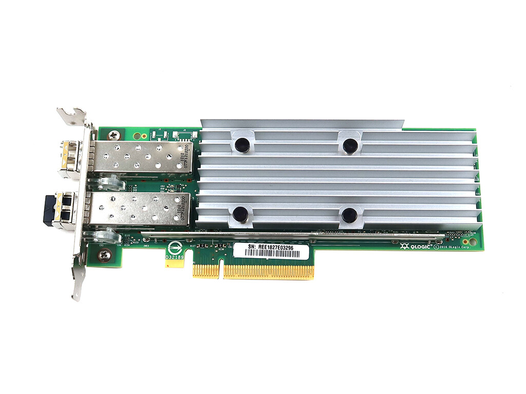 QLOGIC DUAL PORT SFP+ 10/25GBE PCIE 3.0 X8 NETWORK ETHERNET CARD AH2010406-40