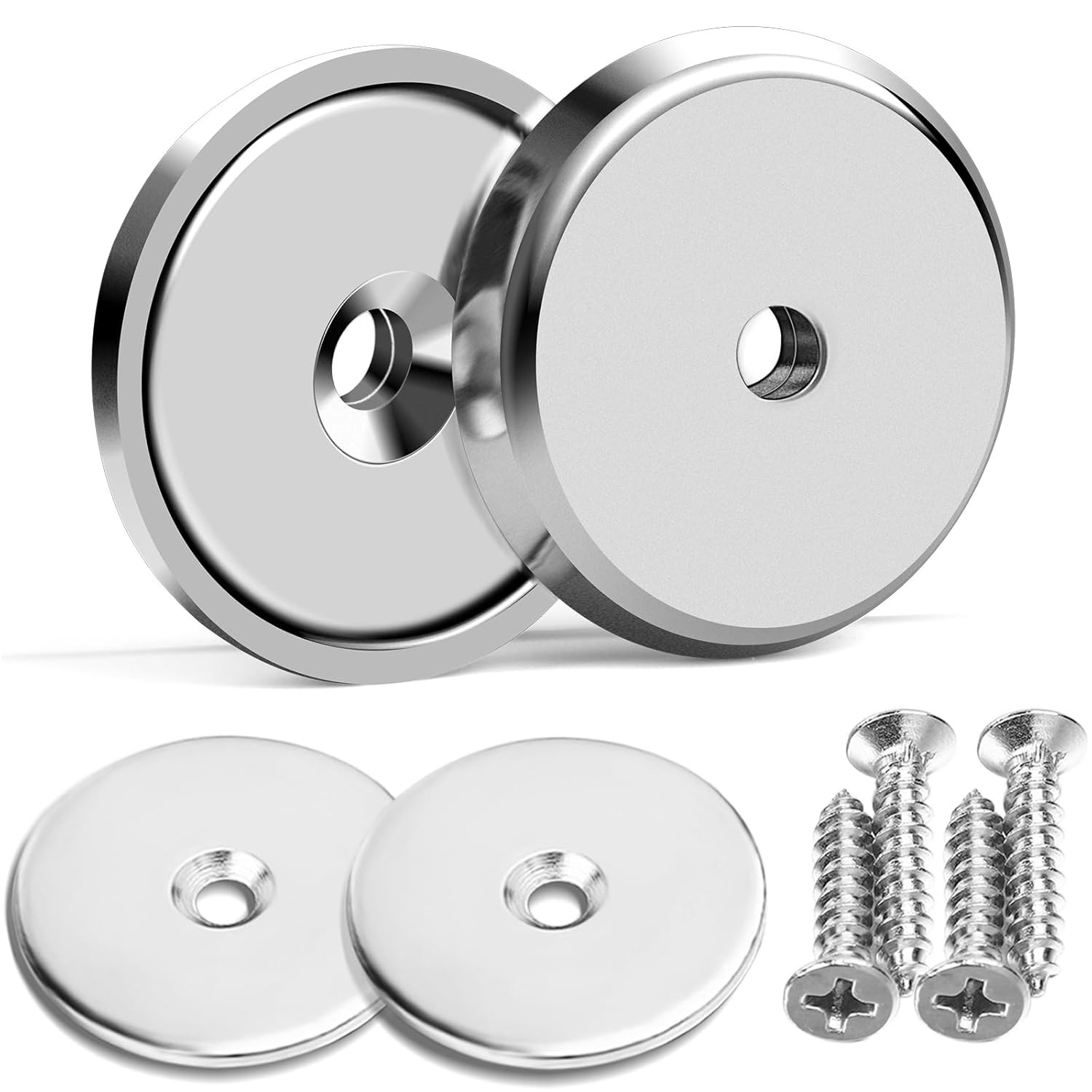 DIYMAG Neodymium Round Base Cup Magnet,110LBS Strong