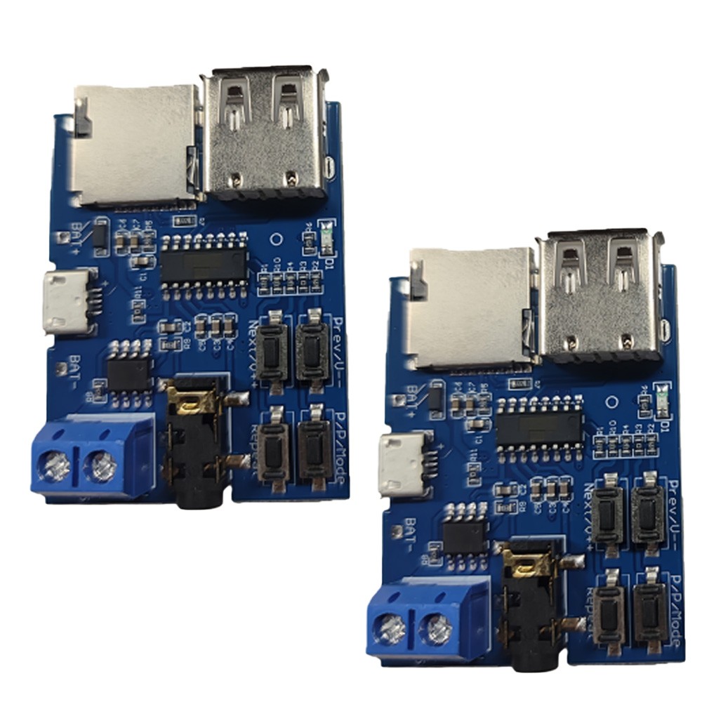 2X Mono MP3 USB Flash Drive Micro SD TF Card Player Decoding Amplifier Board HOT