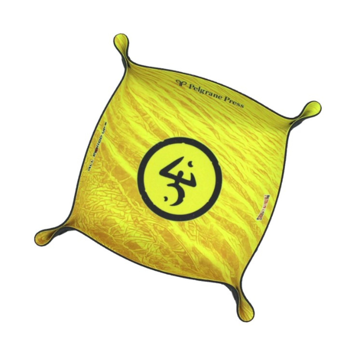 All Rolled Folding Square Dice Tray  Lake Hali - The Yellow King Folding S New